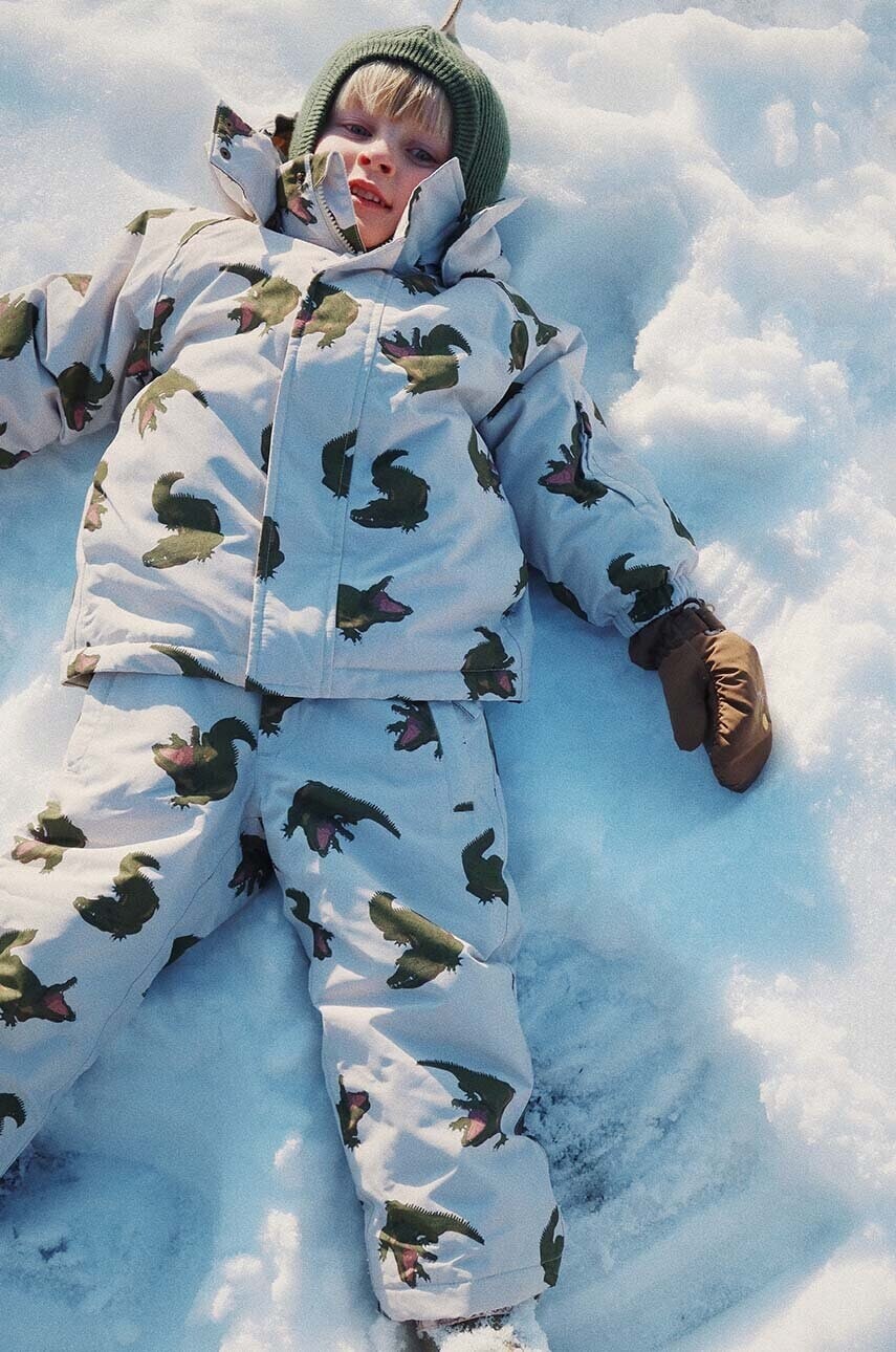 Detské lyžiarske nohavice Konges Sløjd MISMOU SNOW PANTS béžová farba, KS101271
