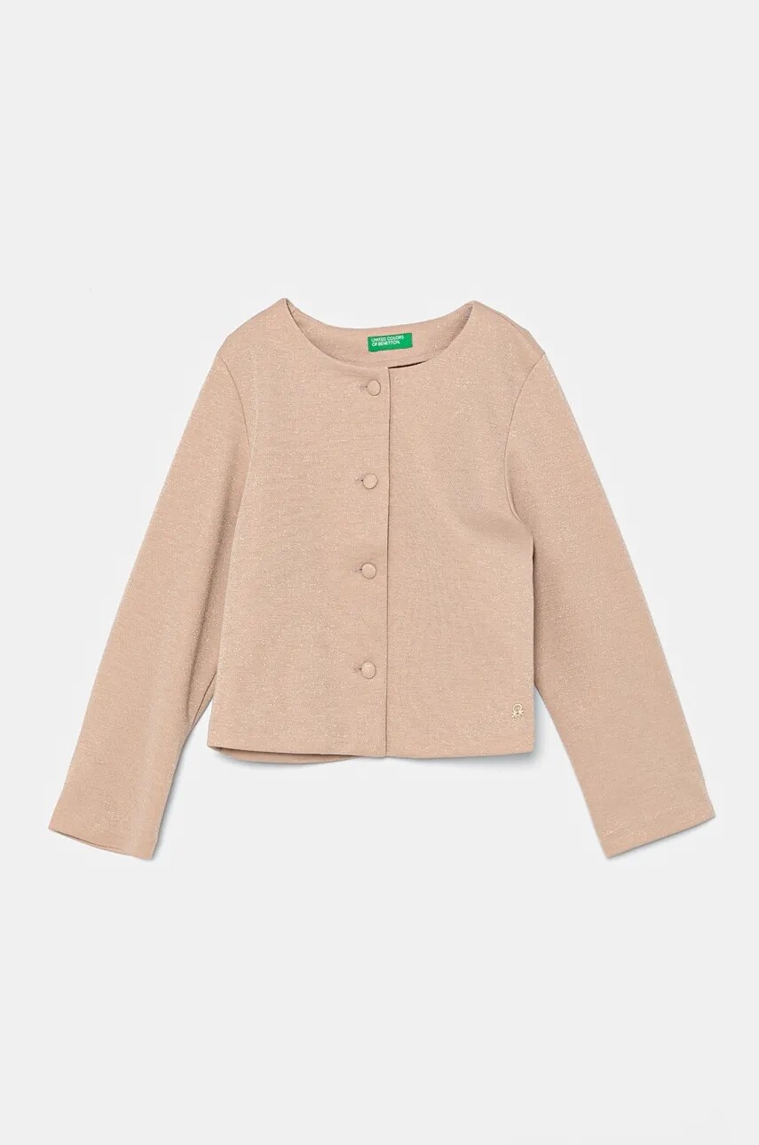 Detský sveter United Colors of Benetton ružová farba, 2SQBGN03F