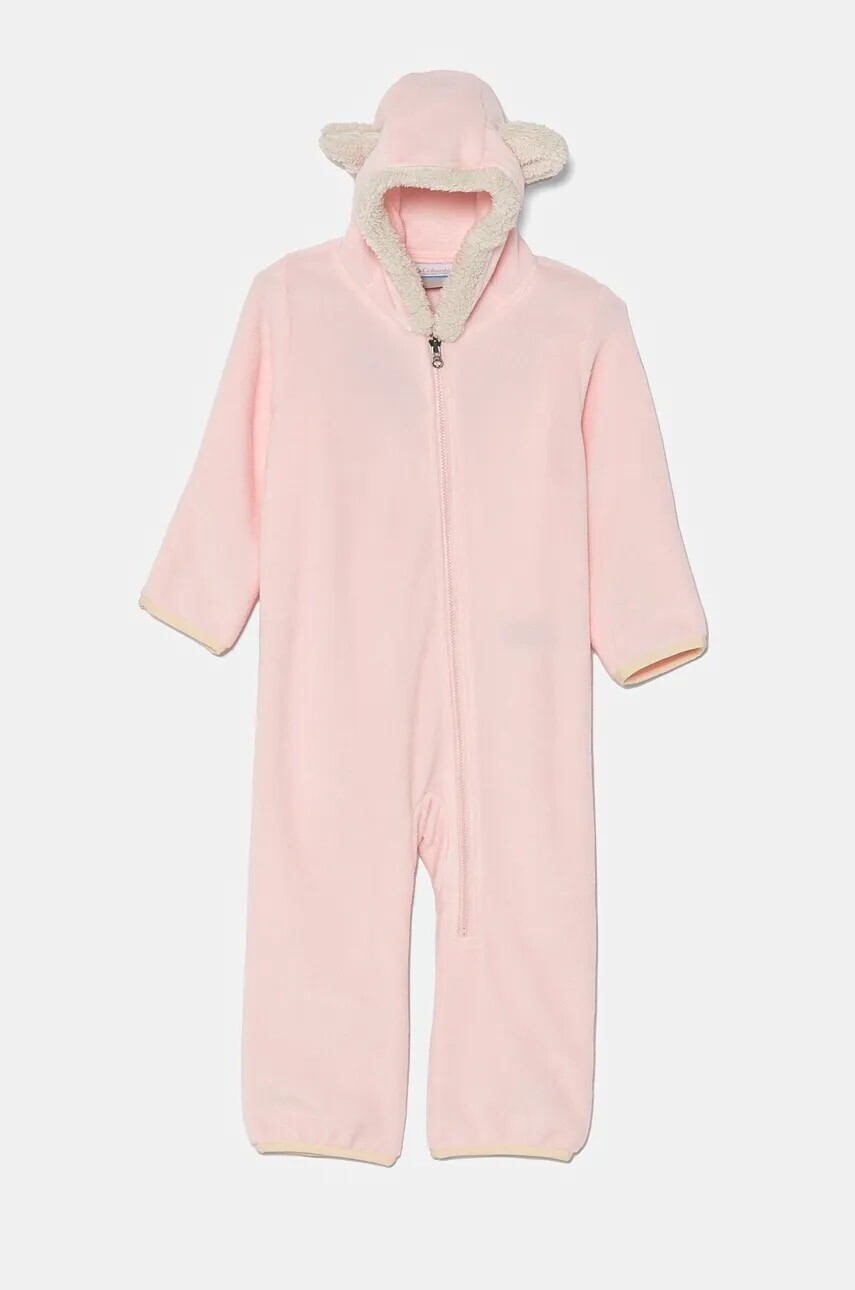 Overal pre bábätká Columbia Tiny Bear Bunting ružová farba, 1523741