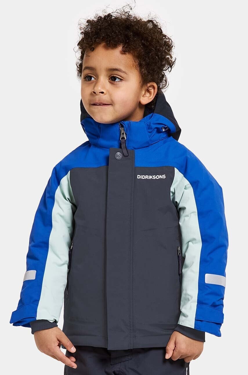 Detská bunda Didriksons NEPTUN KIDS JKT tmavomodrá farba, 505472