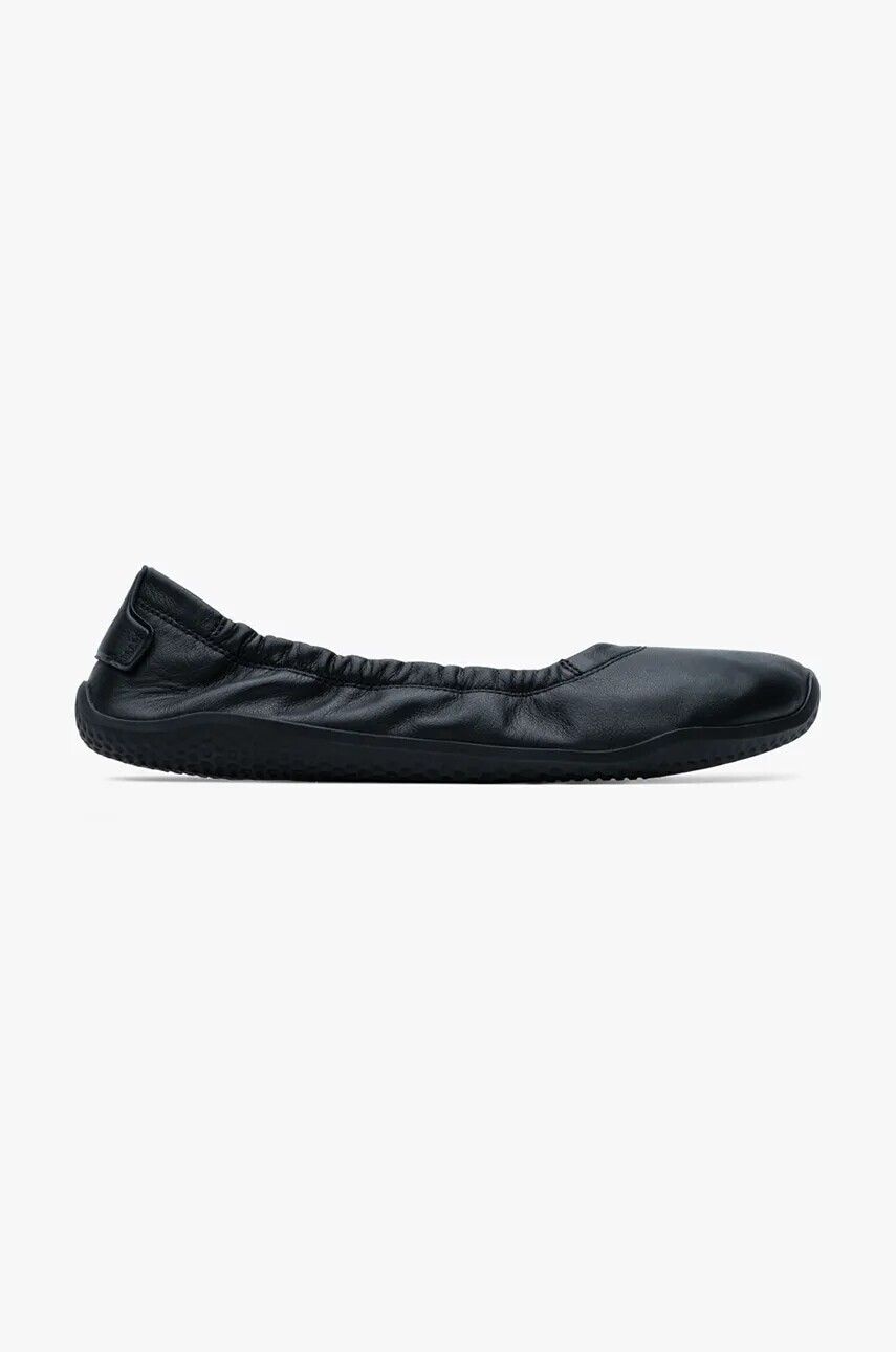 Kožené balerínky Vivobarefoot ASANA YIN čierna farba, 209453