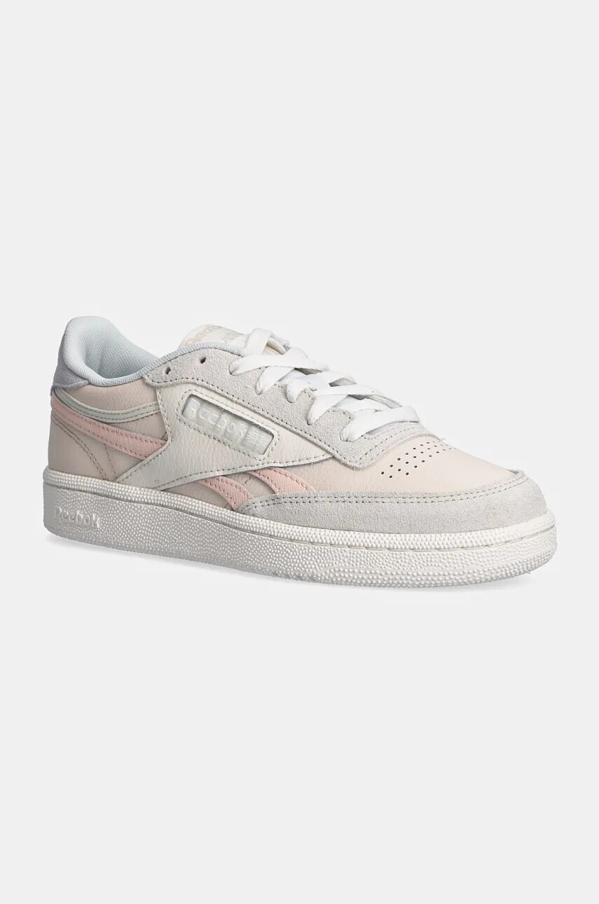 Kožené tenisky Reebok Classic Club C Revenge béžová farba, 100201407