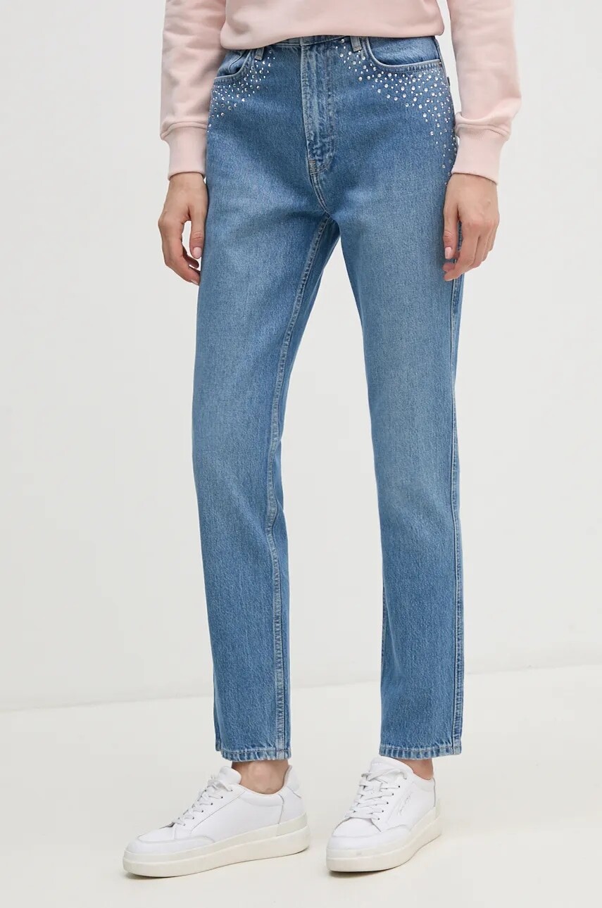 Rifle Pepe Jeans SLIM JEANS UHW SPARKLE dámske, PL204845