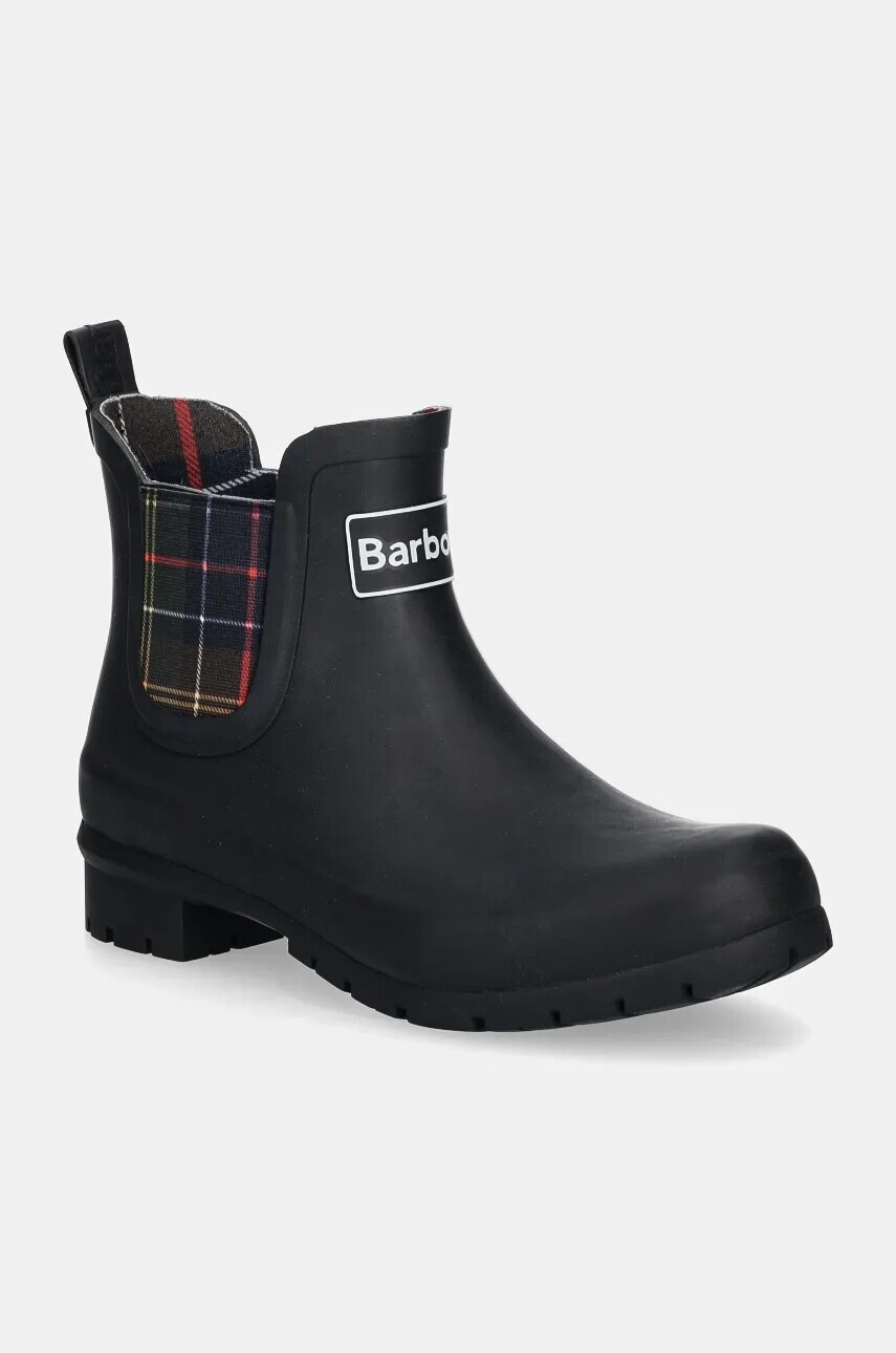 Gumáky Barbour Kingham dámske, čierna farba, LRF0088BK11
