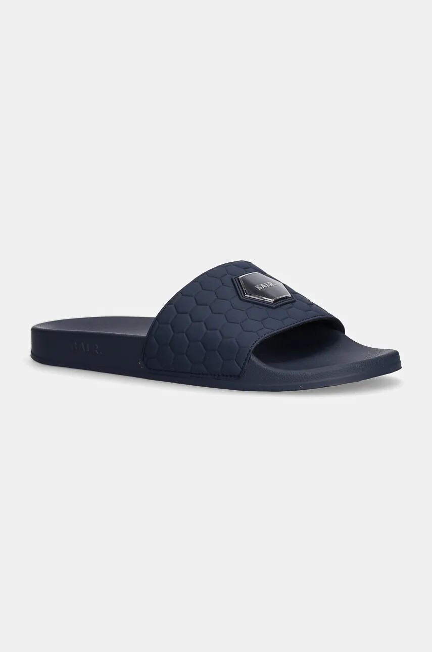 Šľapky BALR. Beach Slide pánske, tmavomodrá farba, B1520.1004