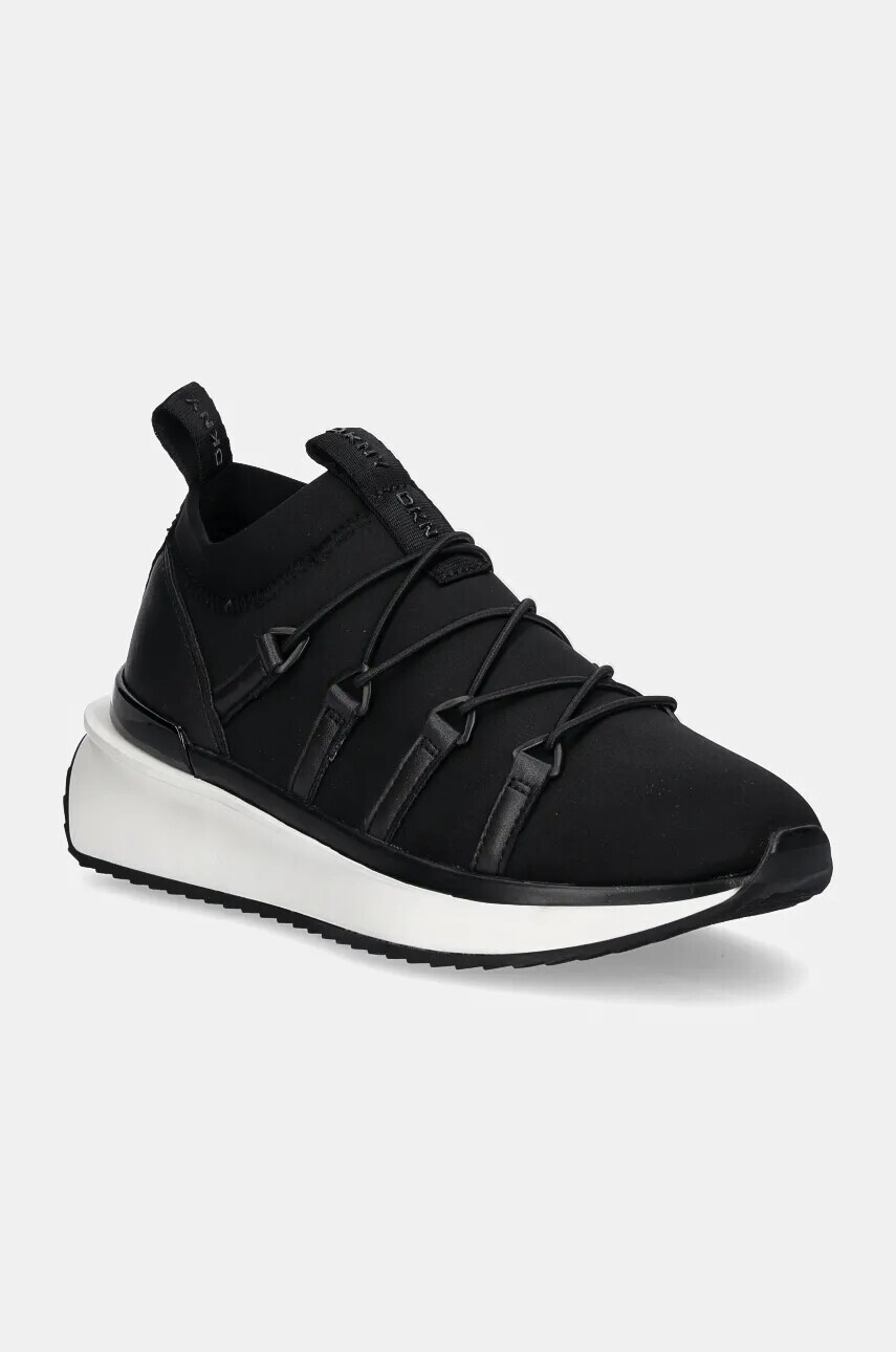 Tenisky Dkny Aiza čierna farba, K4451210
