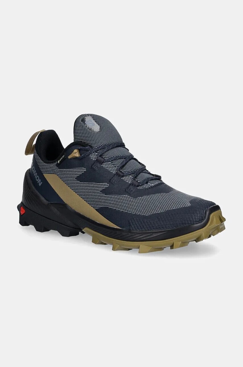 Topánky Salomon Cross Over 2 Gore-Tex pánske, tmavomodrá farba, L47560200