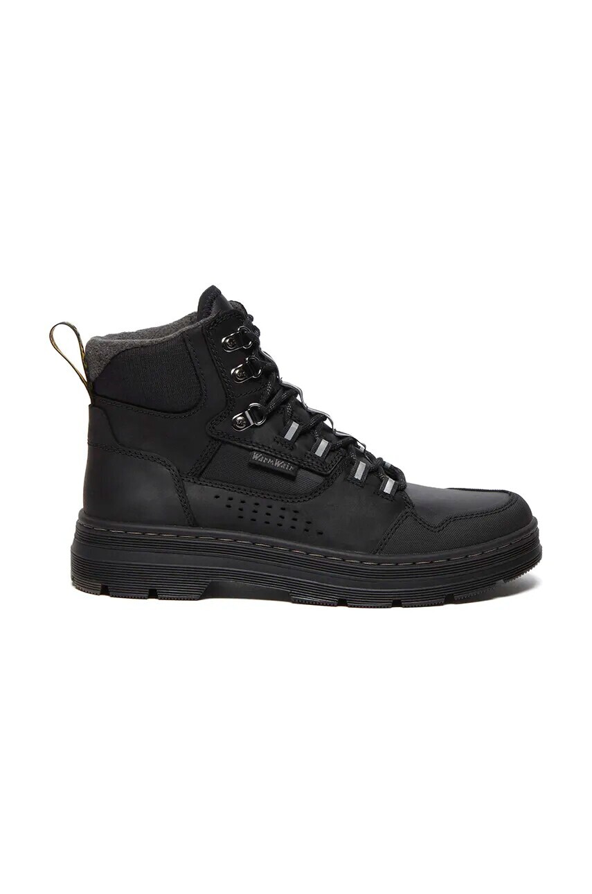 Členkové topánky Dr. Martens Rilla WX dámske, čierna farba, na plochom podpätku, zateplené, DM32106001