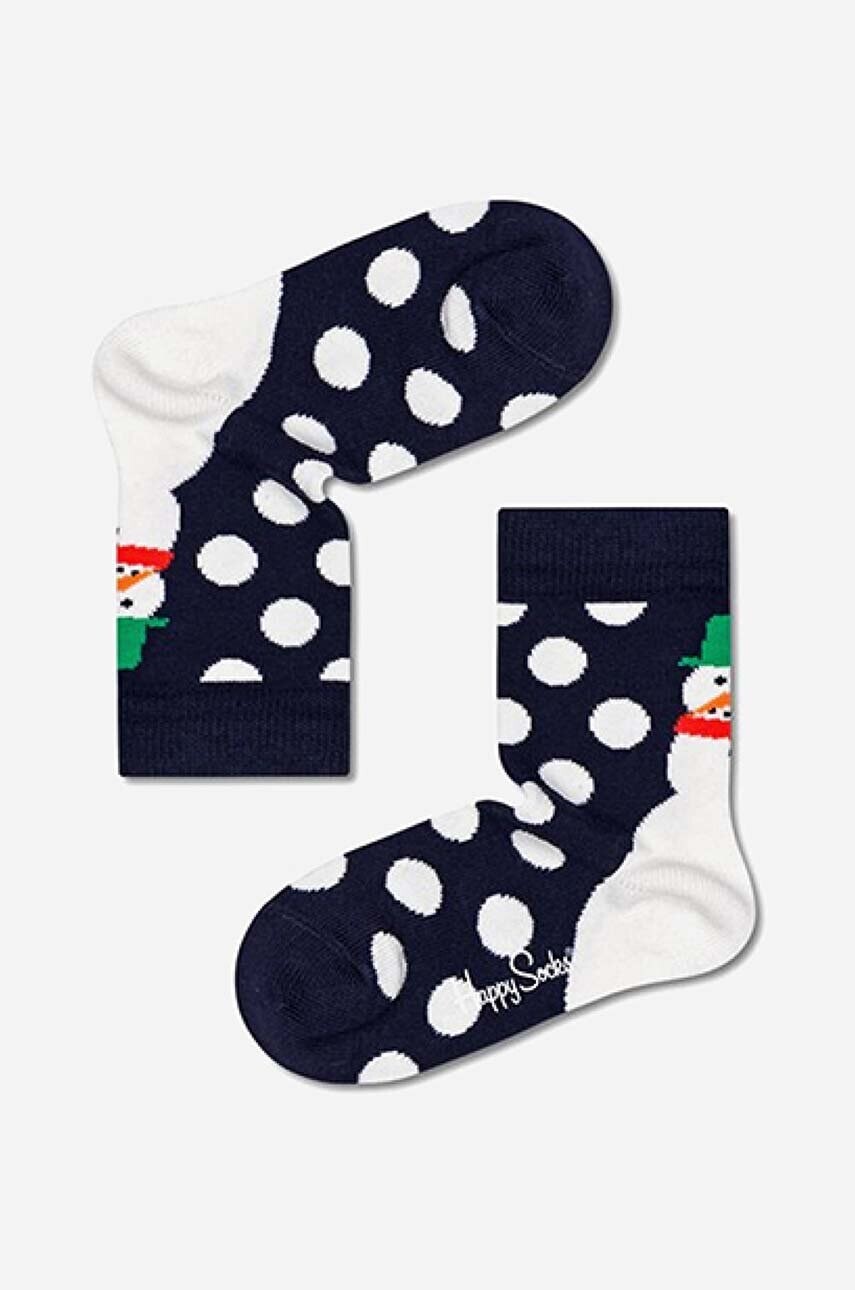 Detské ponožky Happy Socks červená farba