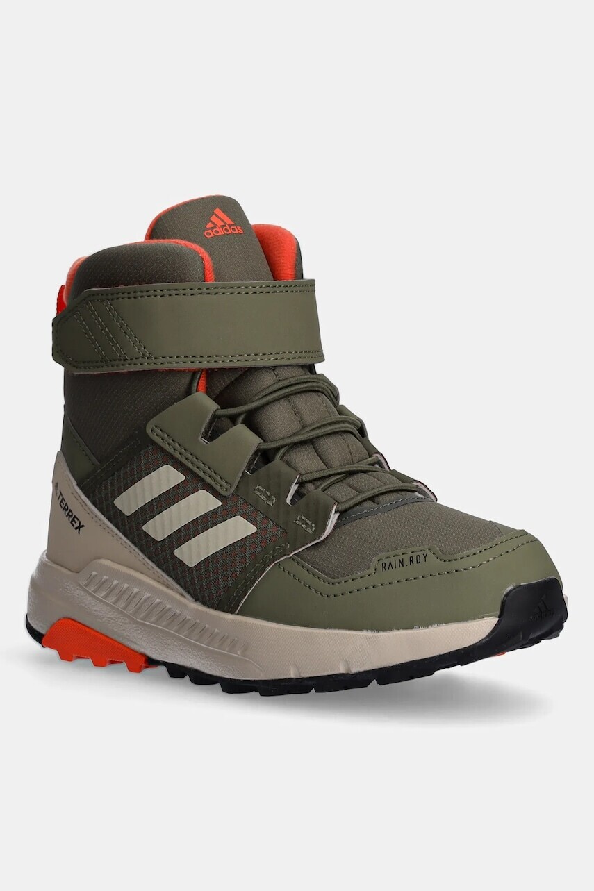 Detské topánky adidas TERREX TERREX TRAILMAKER HIGH C.RDY zelená farba, ID1144