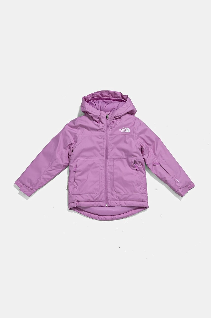 Detská bunda The North Face FREEDOM INSULATED JACKET fialová farba, NF0A88UG1I81