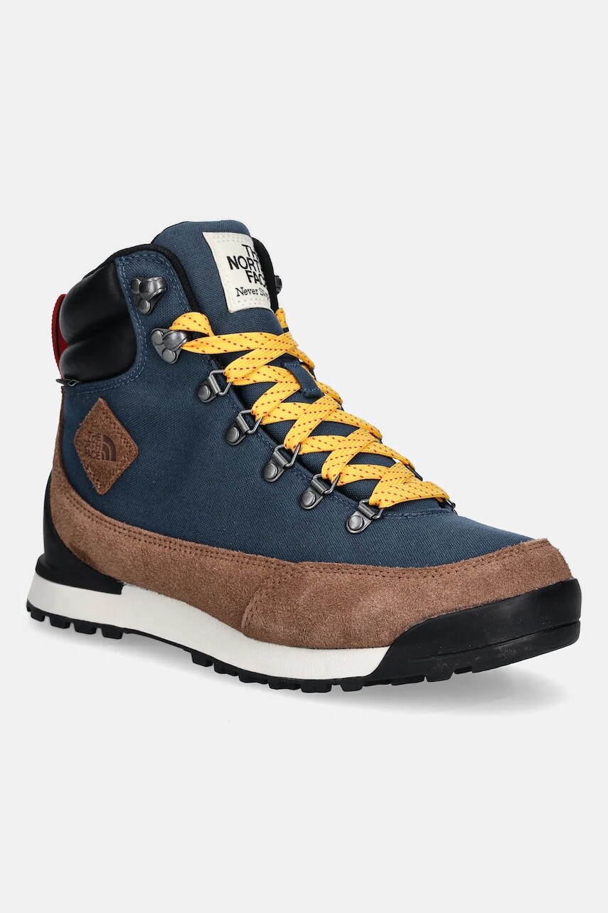 Topánky The North Face Back-To-Berkeley IV Textile WP pánske, tmavomodrá farba, jemne zateplené, NF0A8177OIE1