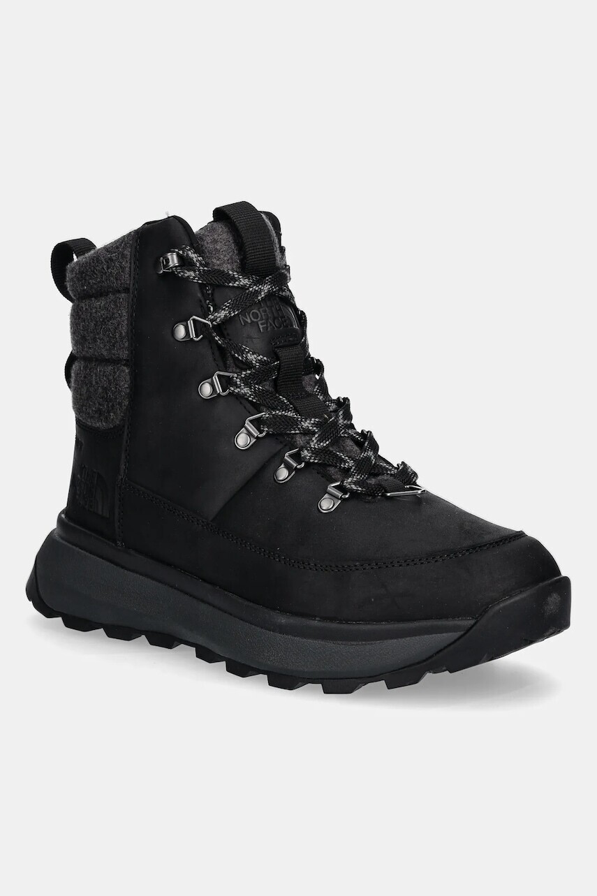 Topánky The North Face Bergen Leather čierna farba, NF0A8A9MKX71