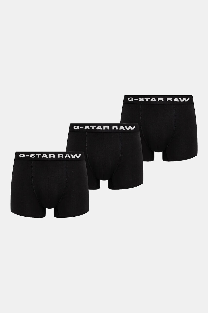 Boxerky G-Star  3-pak pánske, čierna farba, D23771-D516