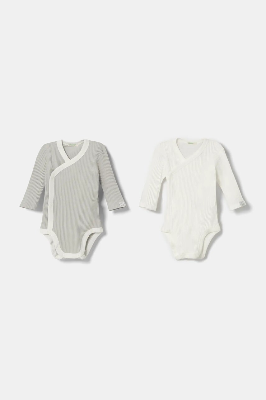 Bavlnené body pre bábätká United Colors of Benetton 2-pak 3FMG0B00Q