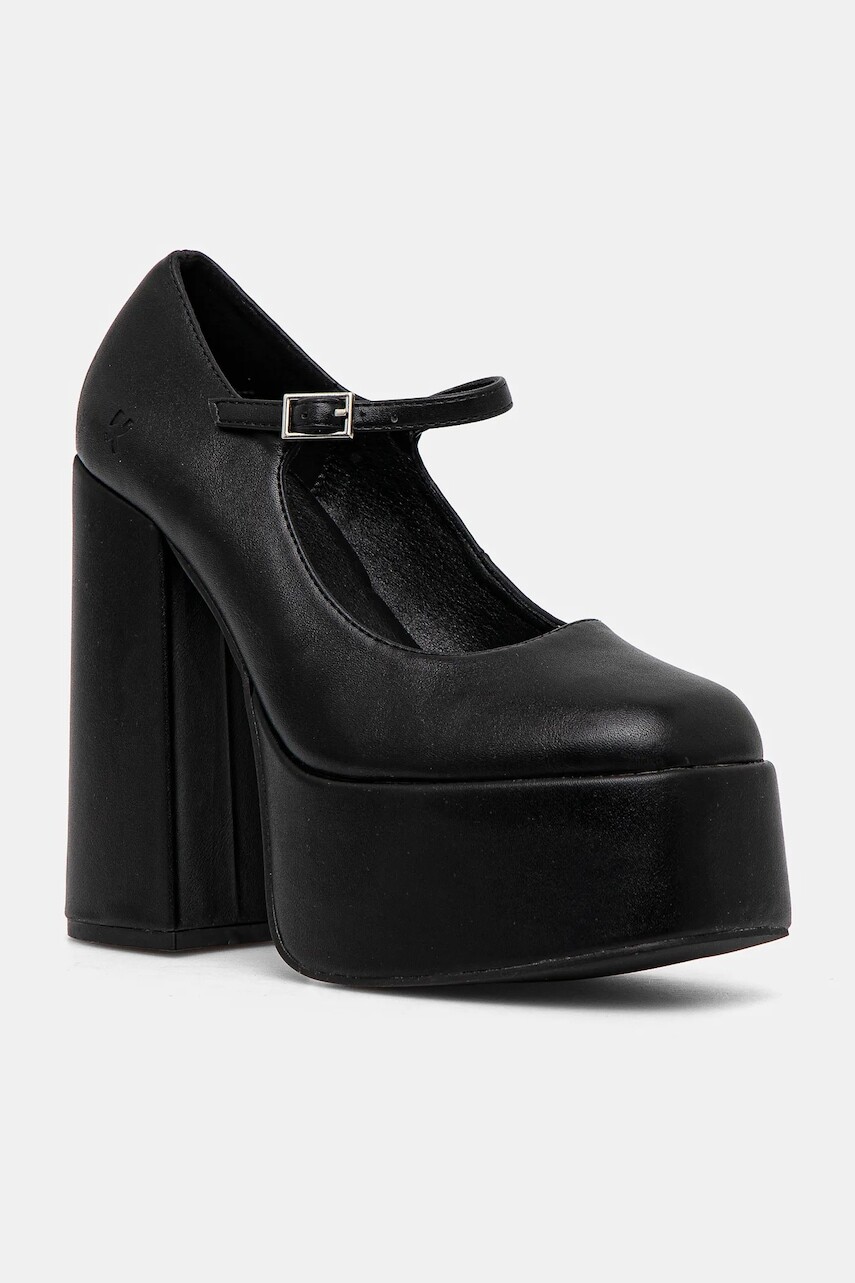 Lodičky Koi Footwear čierna farba, na podpätku, DBP2