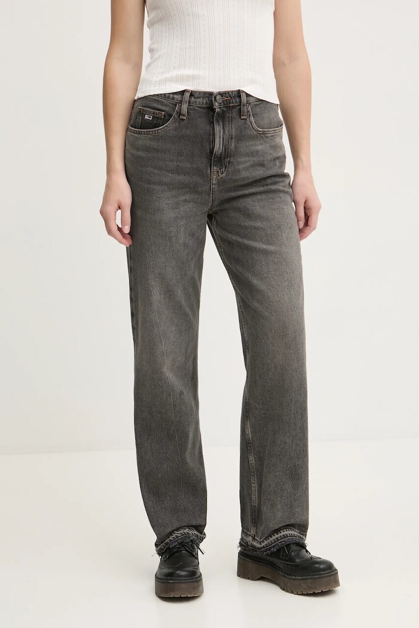 Rifle Tommy Jeans dámske, vysoký pás, DW0DW20169