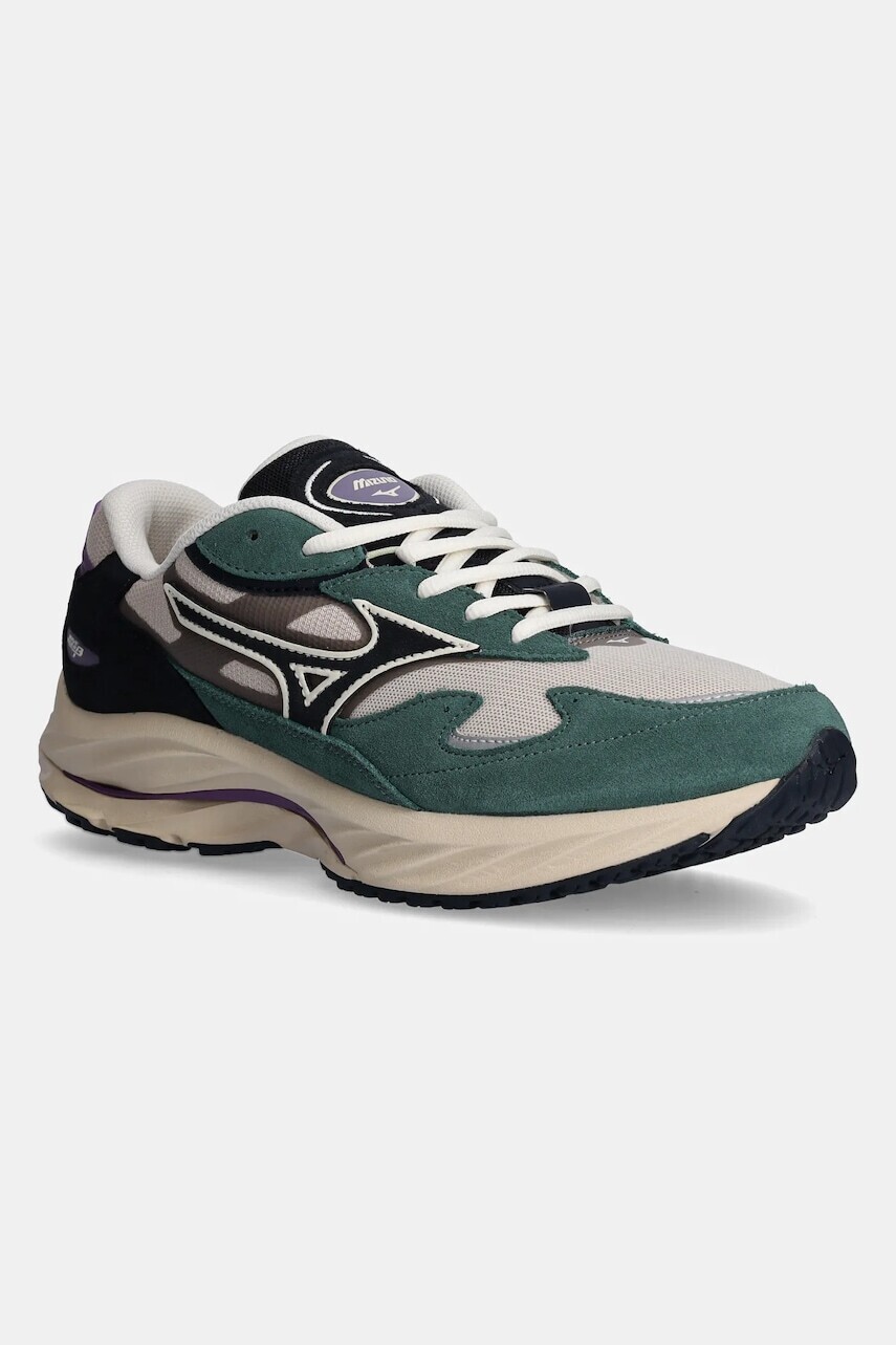Tenisky Mizuno WAVE RIDER zelená farba, D1GA3309