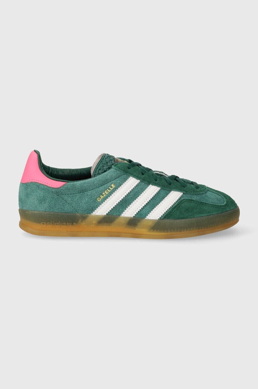 Tenisky adidas Originals Gazelle Indoor zelená farba, IG5929