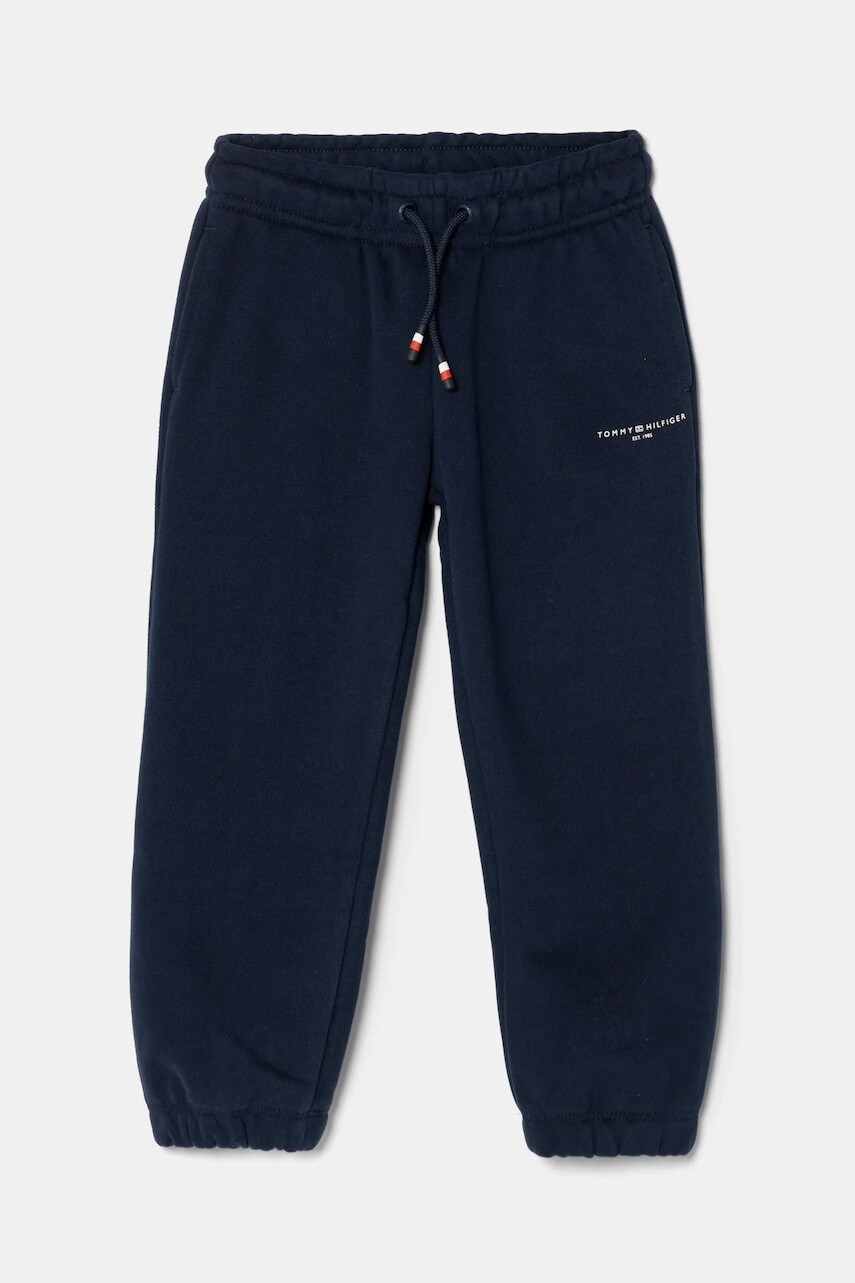 Detské tepláky Tommy Hilfiger tmavomodrá farba, jednofarebné, KS0KS00596