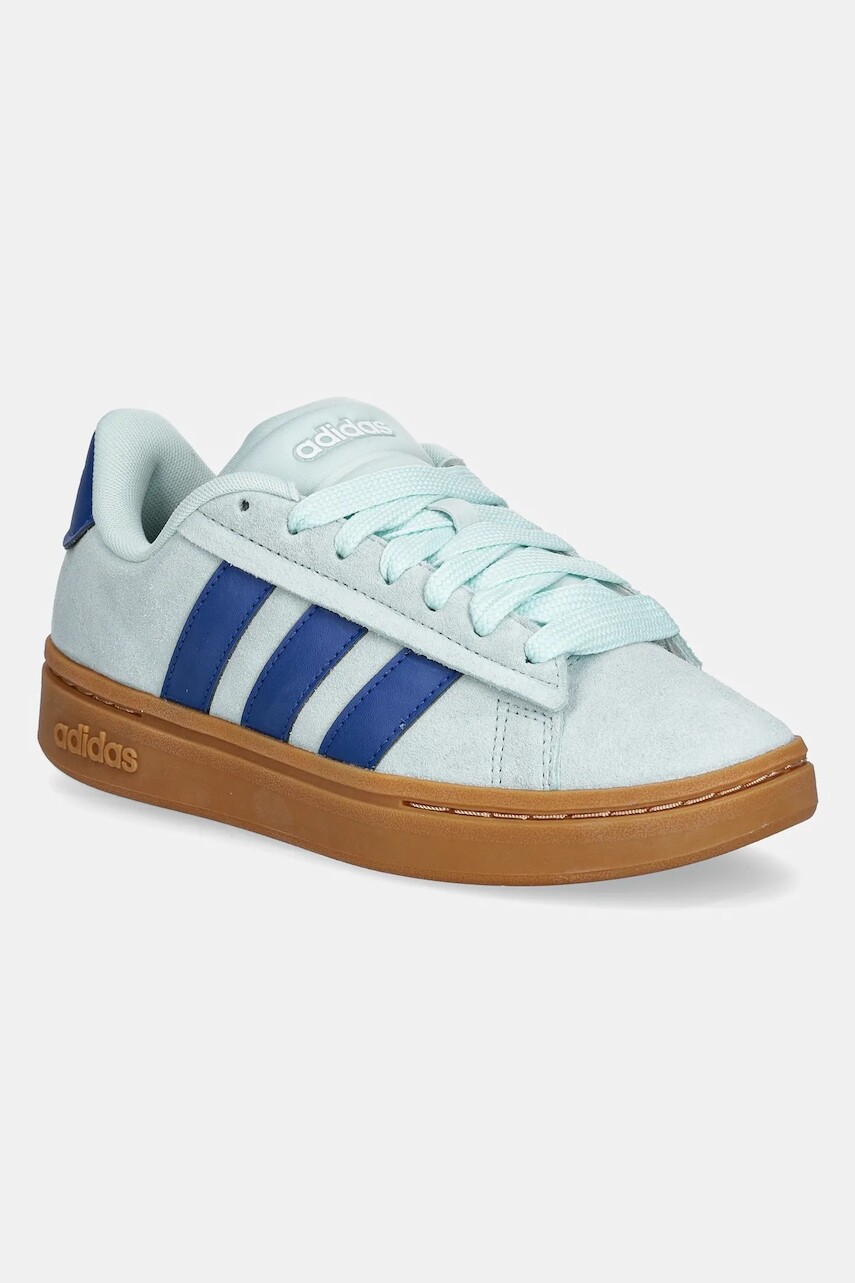 Tenisky adidas Grand Court Alpha 00S zelená farba, JI1718