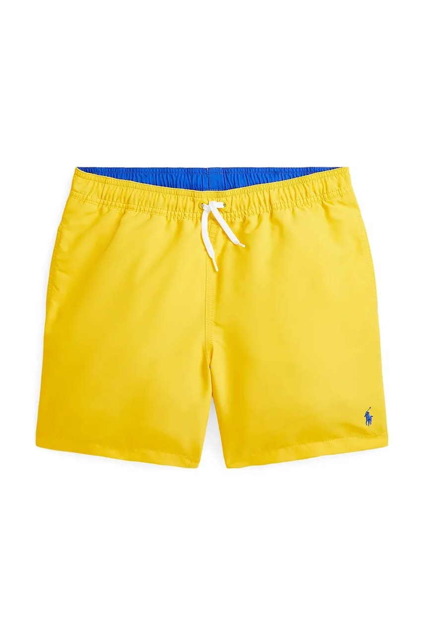 Detské plavkové šortky Polo Ralph Lauren žltá farba, 323957810003