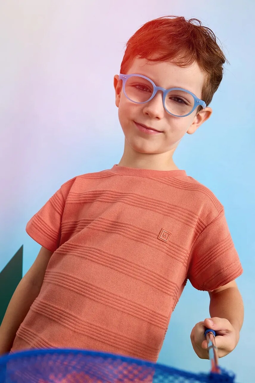 Detské tričko Mayoral oranžová farba, jednofarebné, 3028