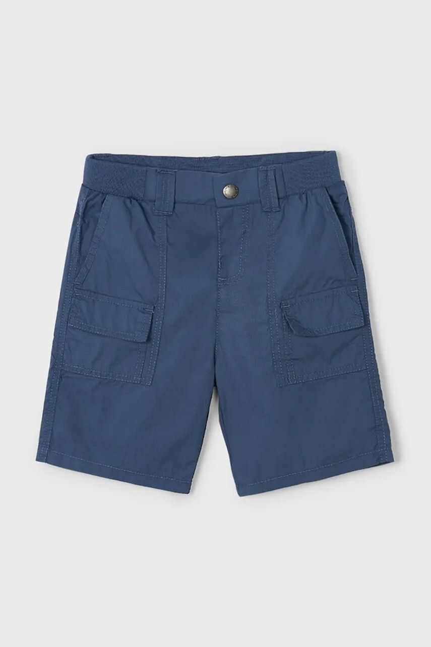 Detské krátke nohavice Mayoral tmavomodrá farba, 3223