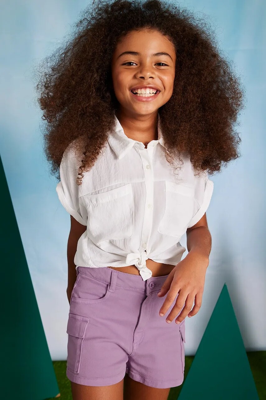 Detská košeľa Mayoral biela farba, 6147