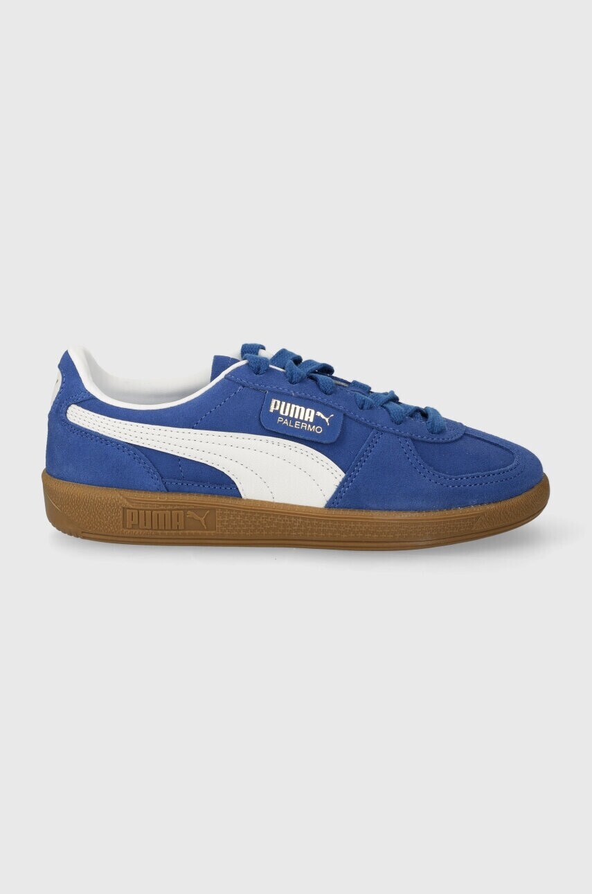 Semišové tenisky Puma Palermo Cobalt Glaze modrá farba, 396463