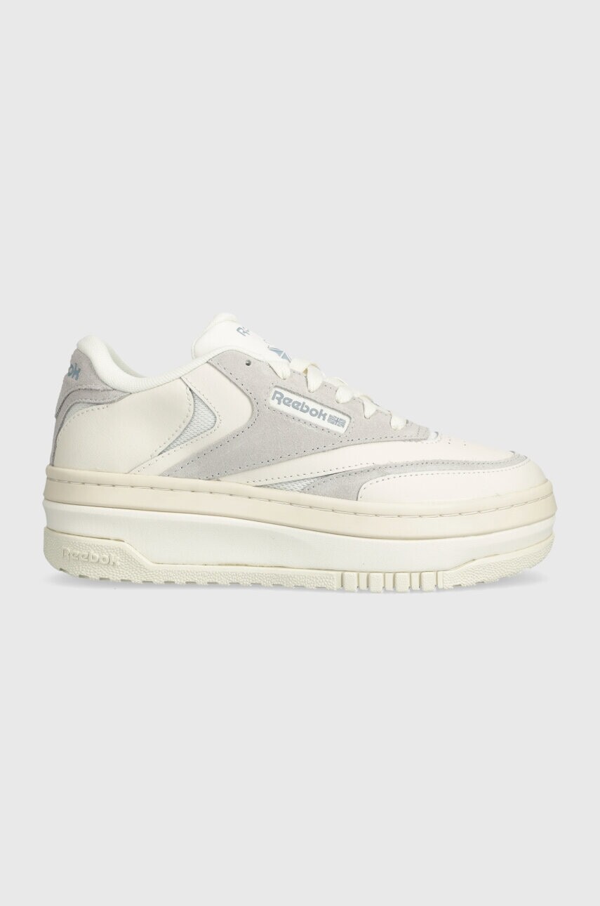 Kožené tenisky Reebok Classic CLUB C béžová farba, 100074260