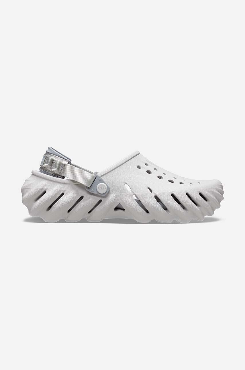 Šľapky Crocs x Echo Clog 207937.ATHMOSPHERE-grey, béžová farba