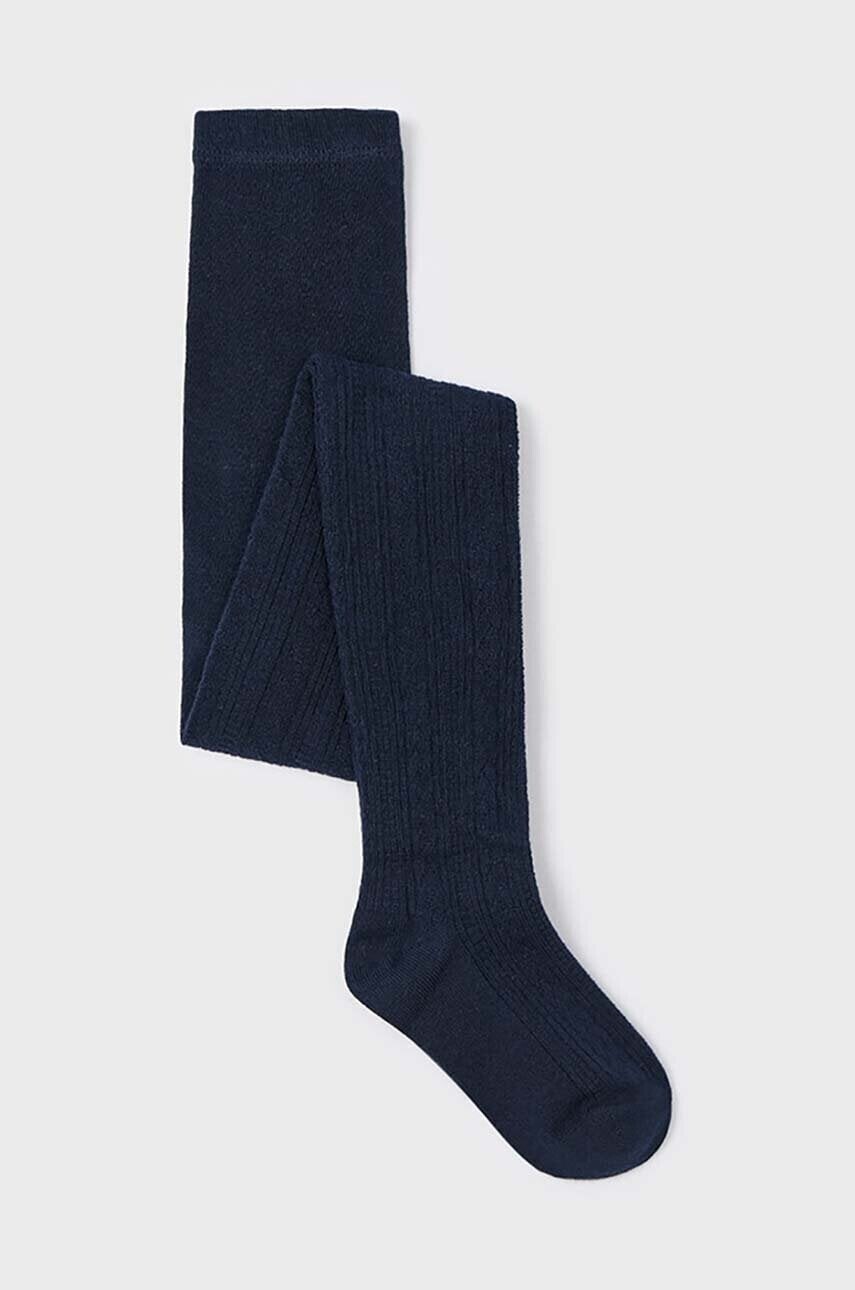 Detské pančuchy Mayoral tmavomodrá farba, 10800