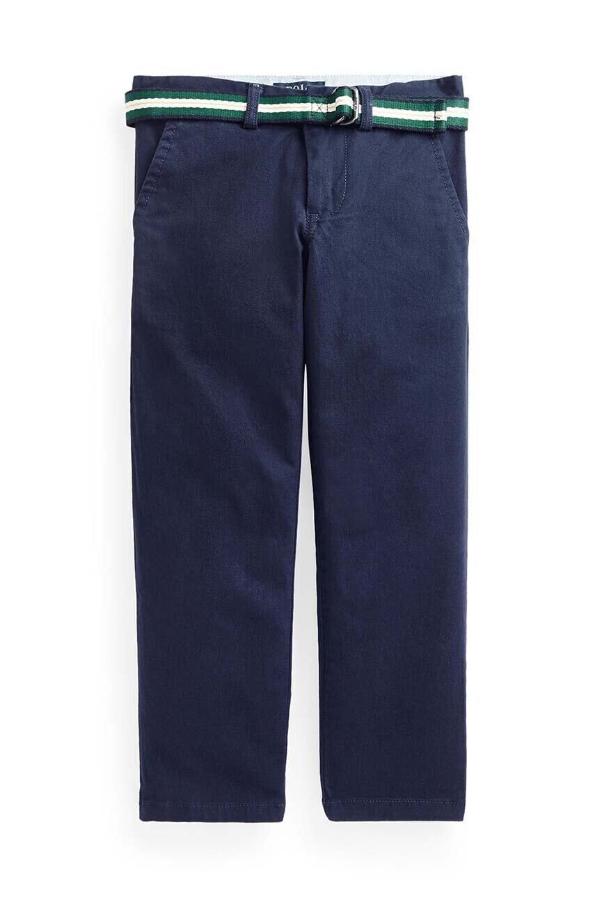 Detské nohavice Polo Ralph Lauren tmavomodrá farba, jednofarebné, 322855394001