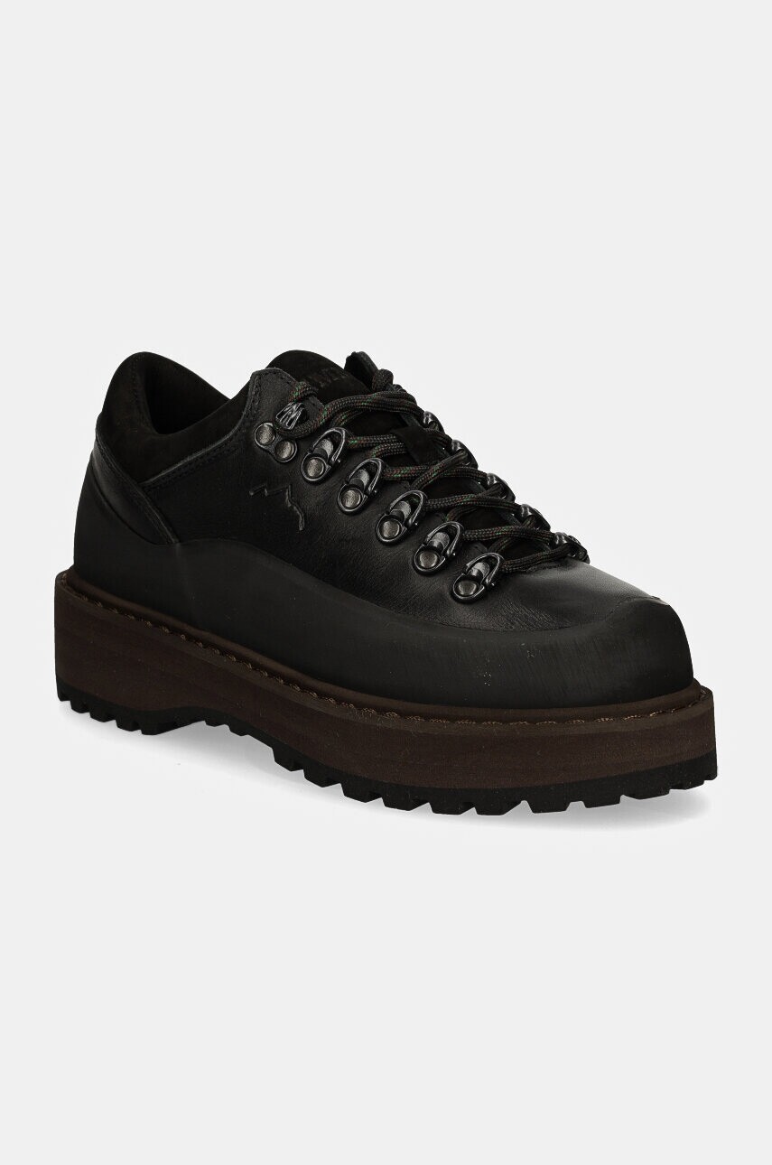 Nubukové topánky Diemme Cornaro Due Gomma čierna farba, DI24FWCOW-F04L007BLK