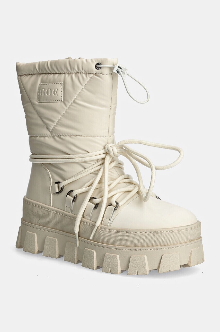 Snehule GOE béžová farba, OO2N4311 BEIGE