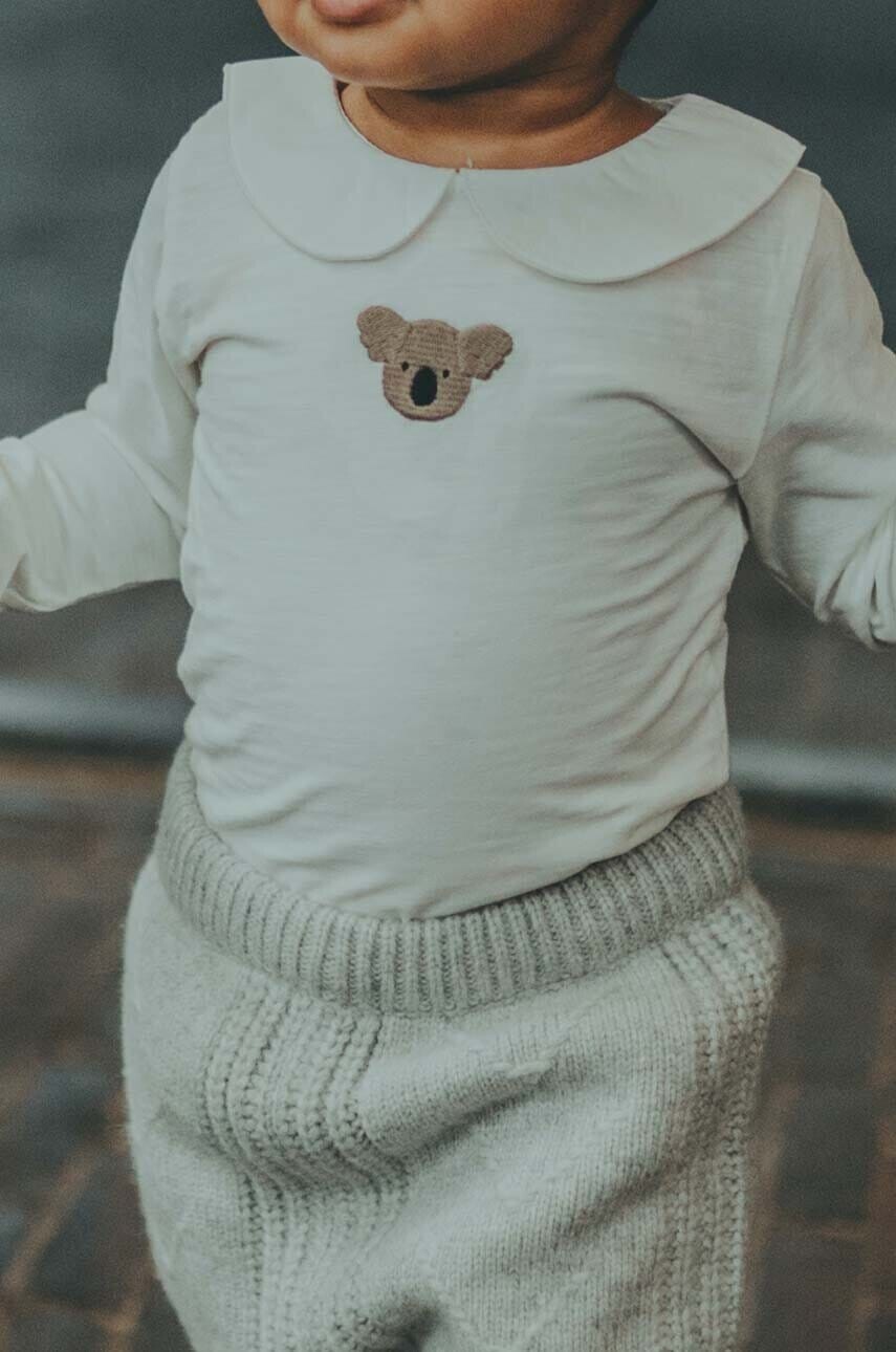 Bavlnené body pre bábätká Donsje Davo Bodysuit Koala 3030104