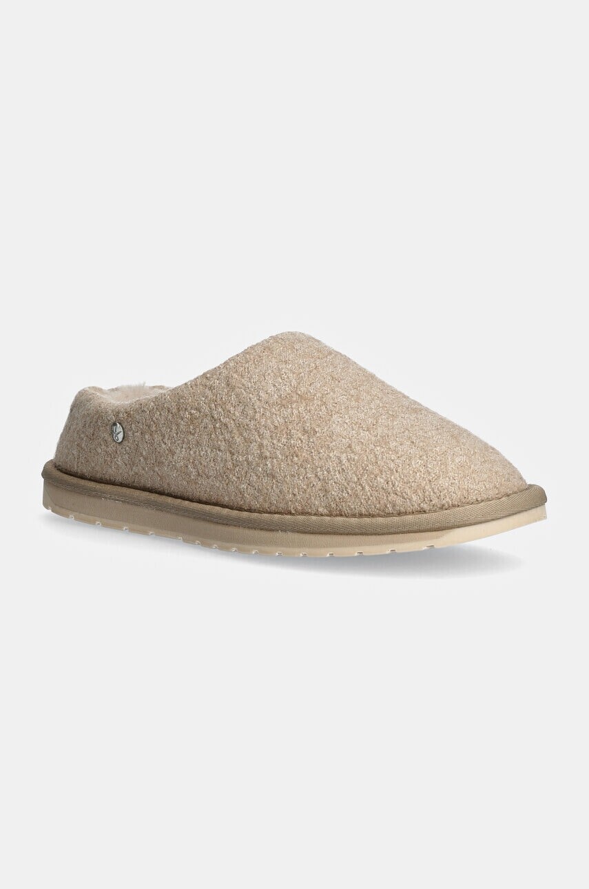 Papuče Emu Australia Joy Felt béžová farba, W13148.MACA