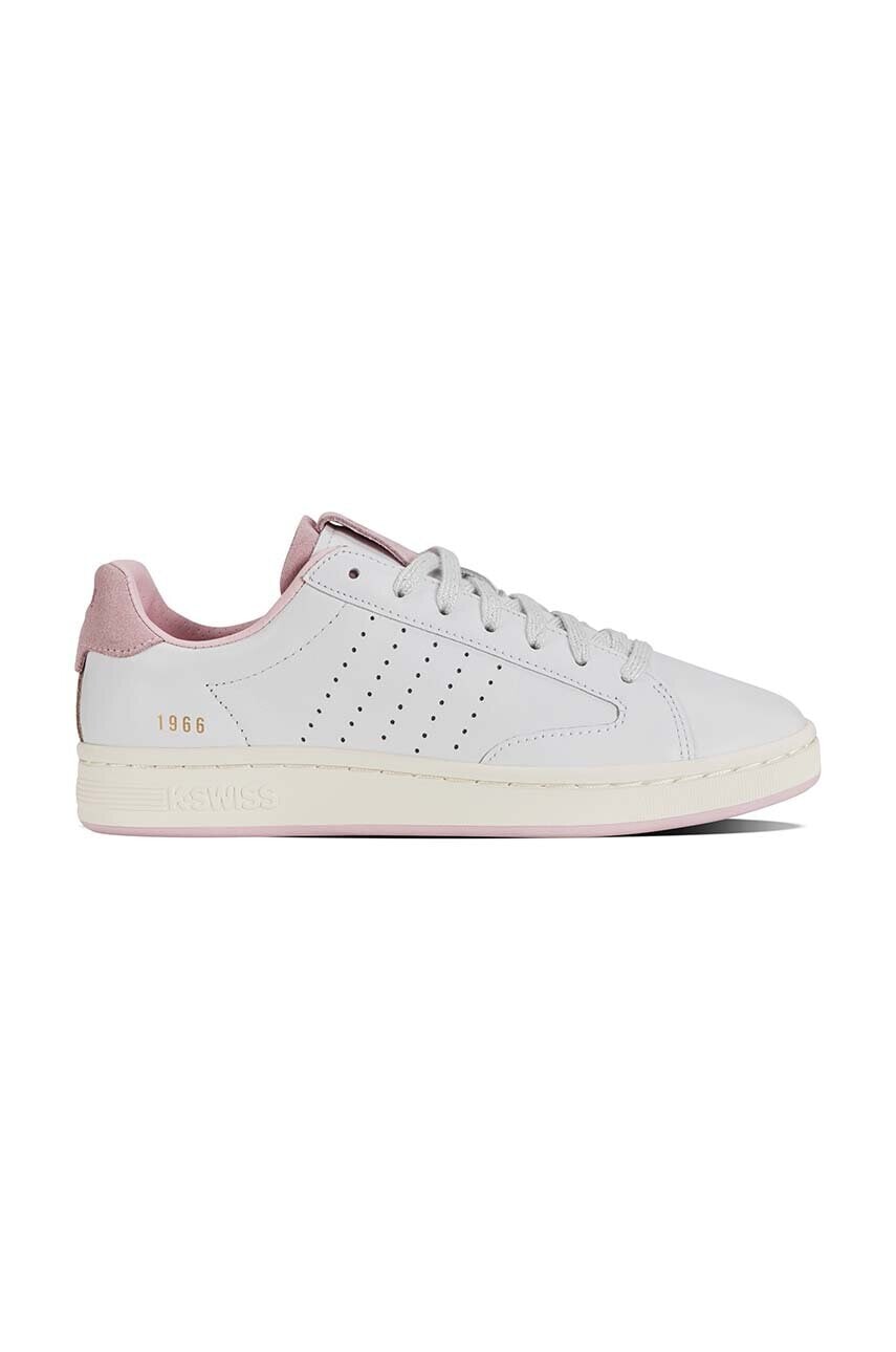 Kožené tenisky K-Swiss LOZAN KLUB LTH biela farba, 97263.169.M