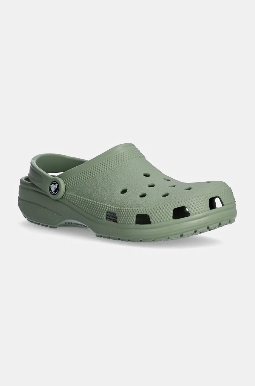Šľapky Crocs Classic pánske, zelená farba, 10001