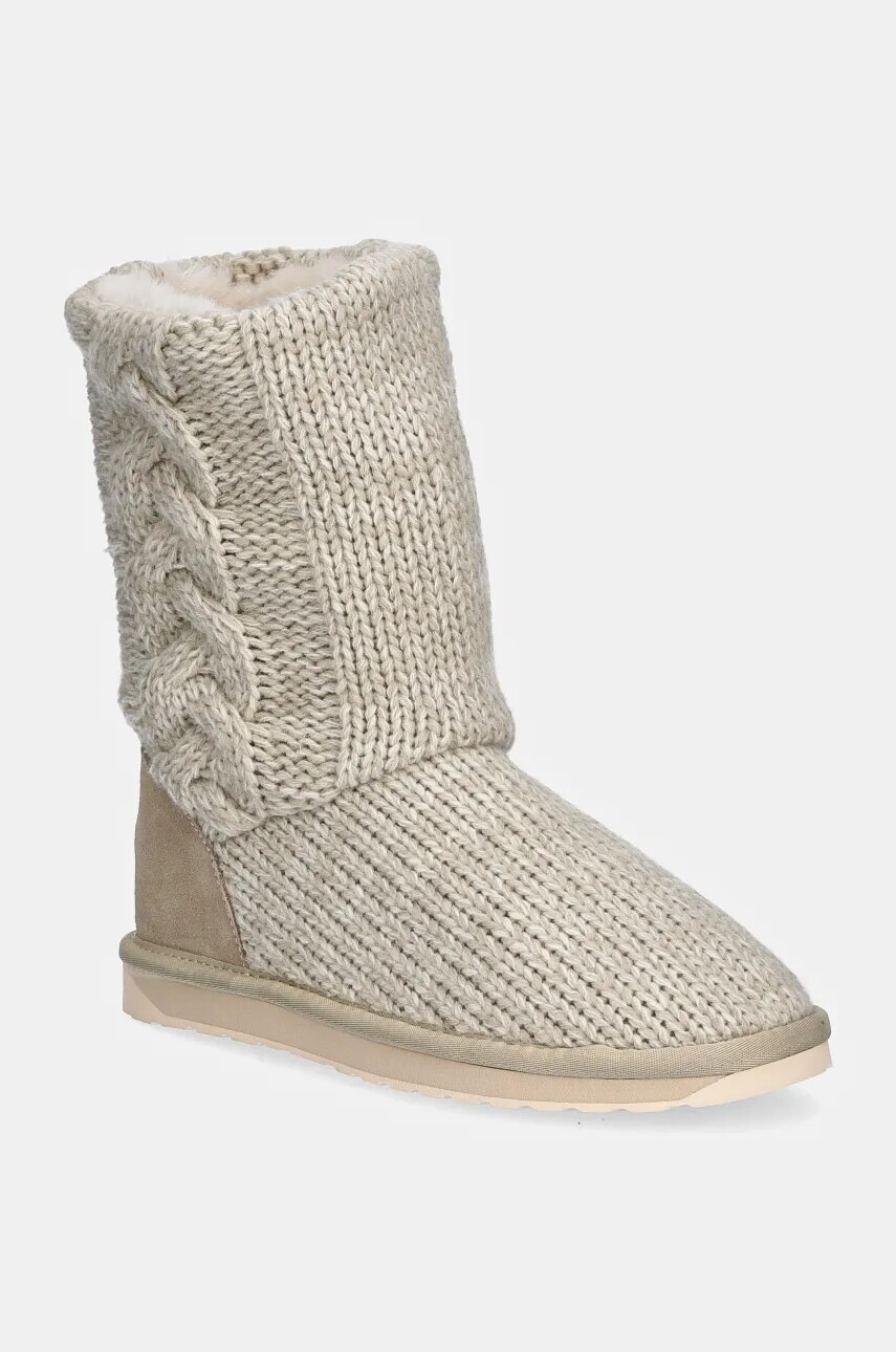 Vlnené papuče Emu Australia Bartle béžová farba, W13142.MACA