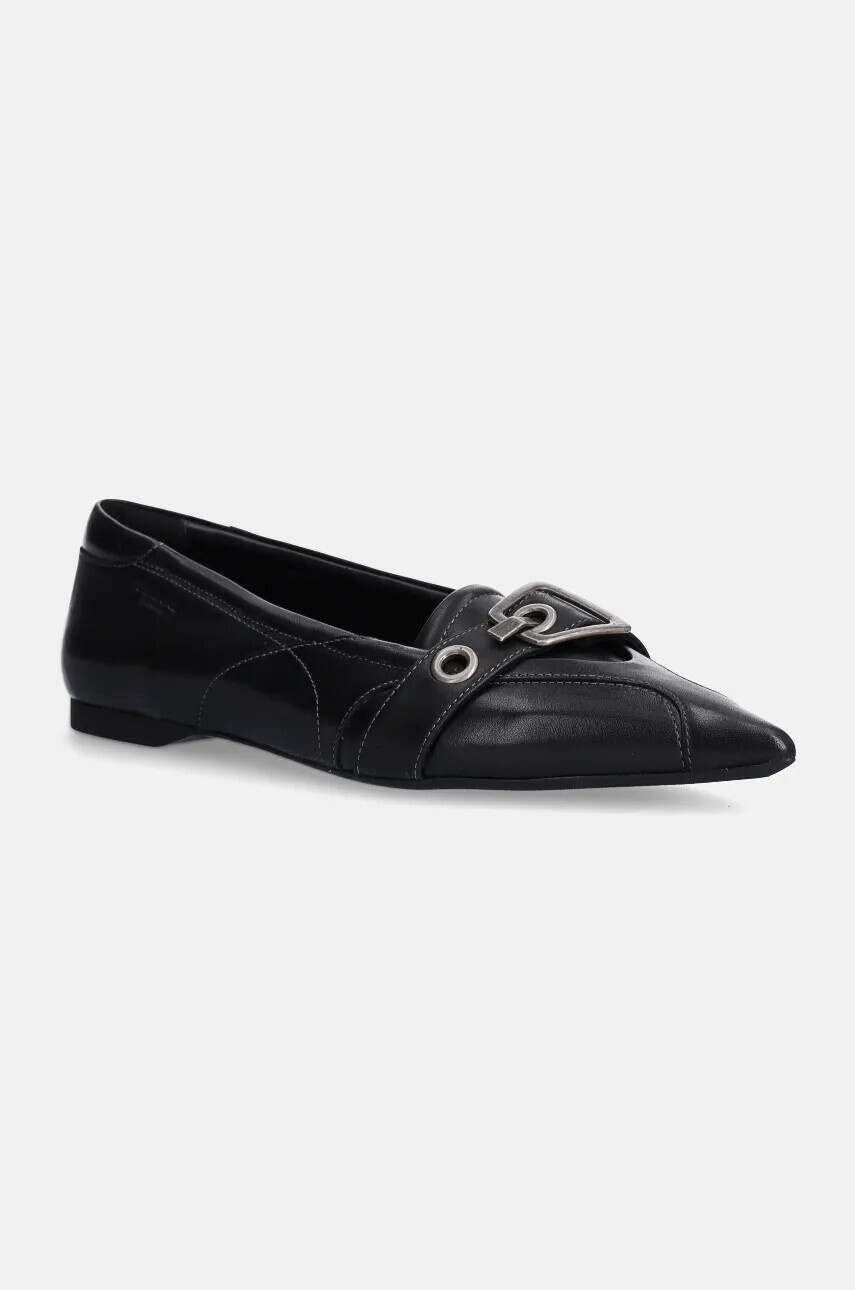 Kožené balerínky Vagabond Shoemakers HERMINE čierna farba, 5833-101-20