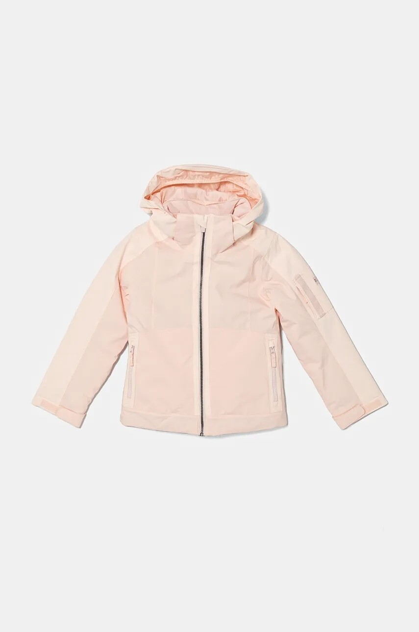 Detská bunda Roxy MEADE JK ružová farba, ERGTJ03175