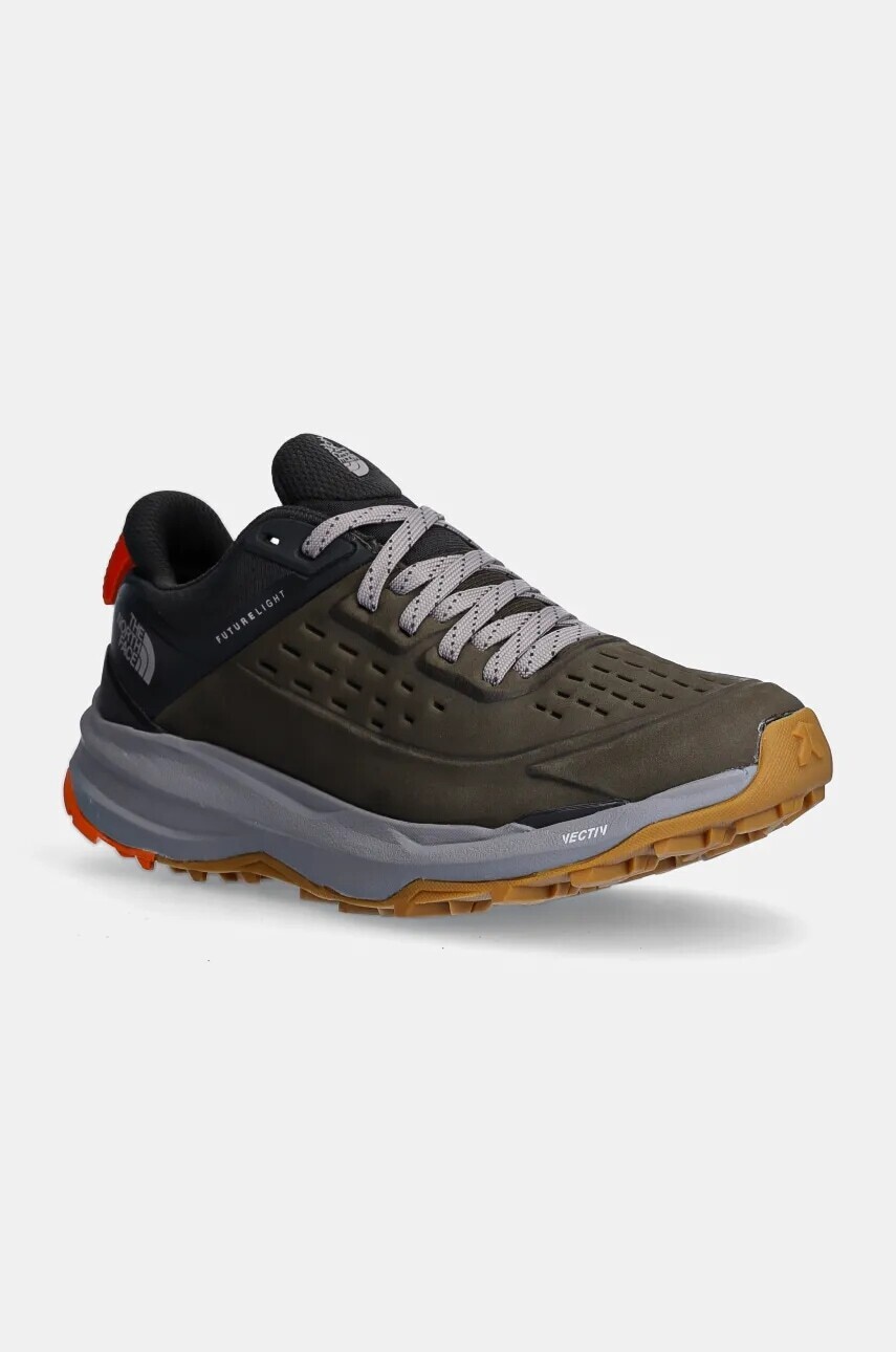 Topánky The North Face Vectiv Exploris 2 Futurelight Leather pánske, zelená farba, NF0A7W4Z79K1