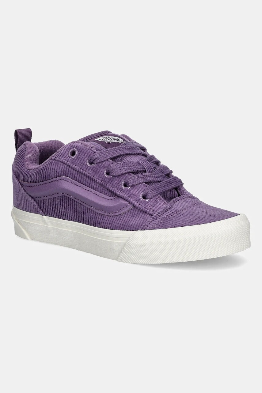 Semišové tenisky Vans Knu Skool fialová farba, VN000CRPCIF1