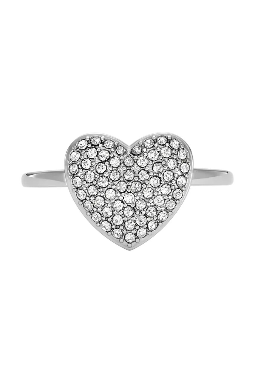 Prsteň Fossil Sadie Glitz Heart JF04677040