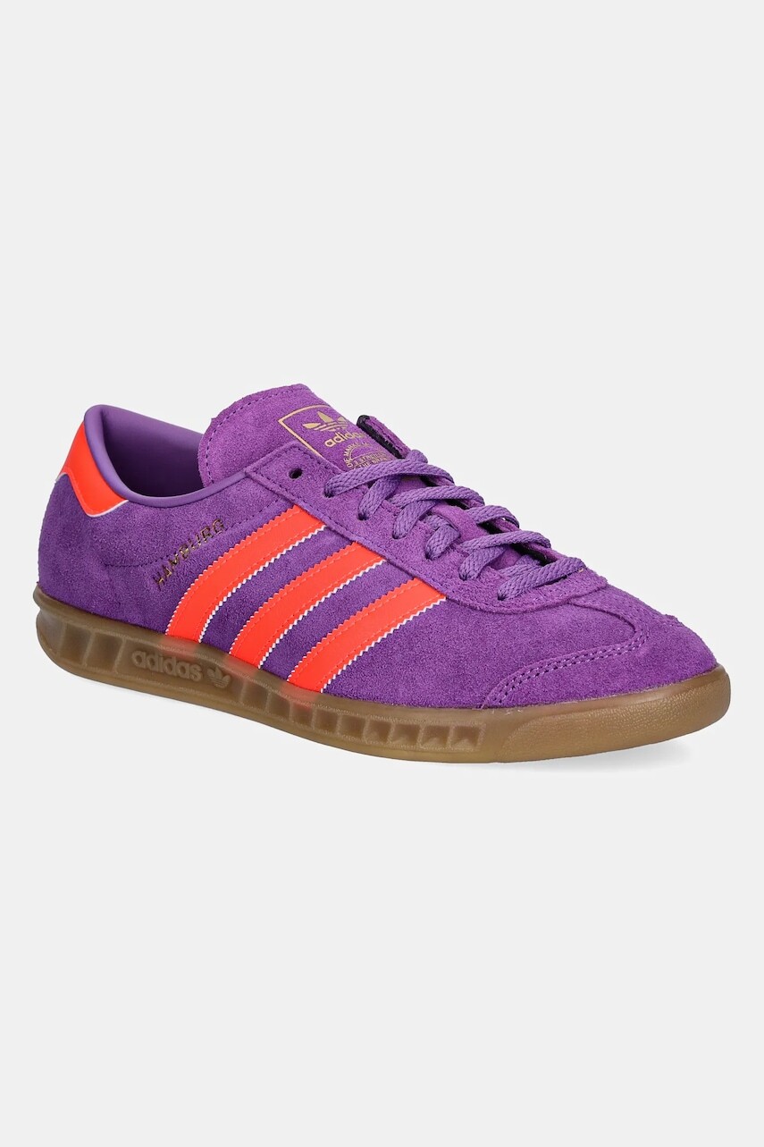 Tenisky adidas Originals Hamburg fialová farba, JS0679