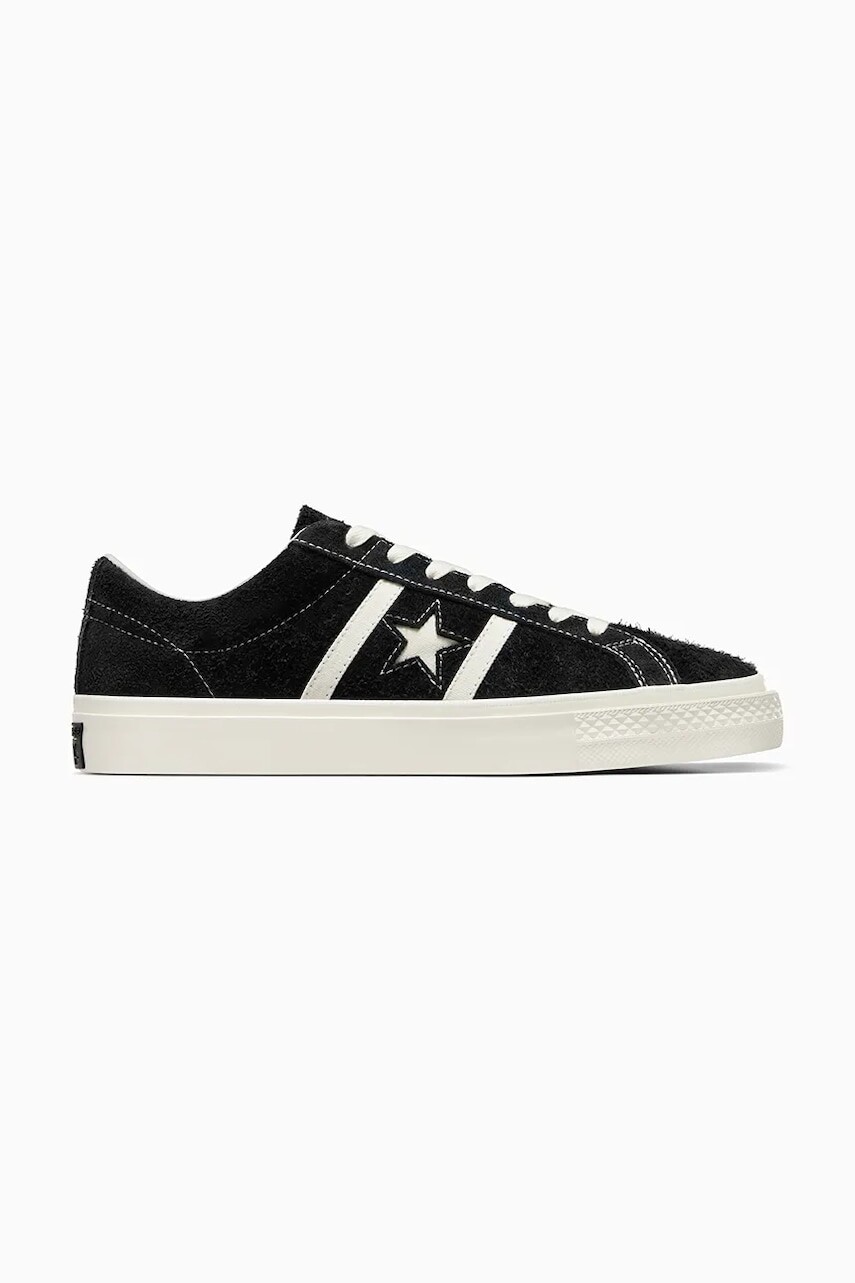 Semišové tenisky Converse One Star Academy PRO čierna farba, A06426C