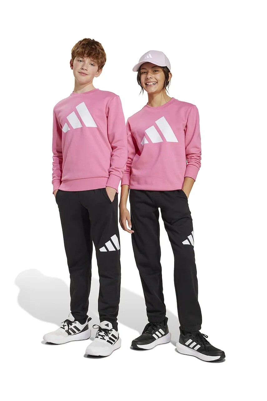 Detská tepláková súprava adidas ružová farba, JD2096