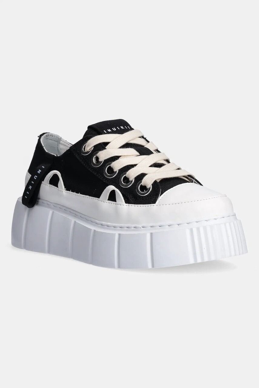 Tenisky Inuikii Matilda Canvas Low dámske, čierna farba, 1001.001.0012.000 / 30102-025